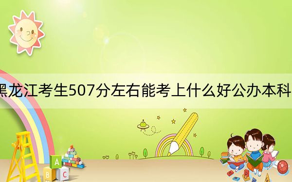 黑龙江考生507分左右能考上什么好公办本科大学？（附带2022-2024年507录取名单）(2)