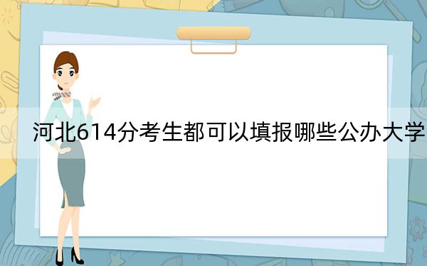 河北614分考生都可以填报哪些公办大学？ 2024年高考有27所614录取的大学