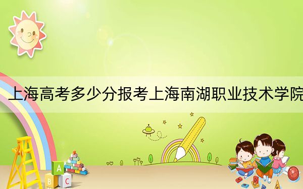 上海高考多少分报考上海南湖职业技术学院？附2022-2024年最低录取分数线