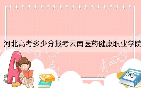 河北高考多少分报考云南医药健康职业学院？附2022-2024年最低录取分数线