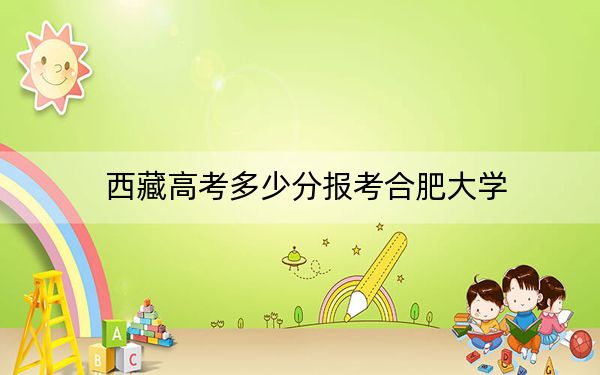 西藏高考多少分报考合肥大学？附2022-2024年最低录取分数线