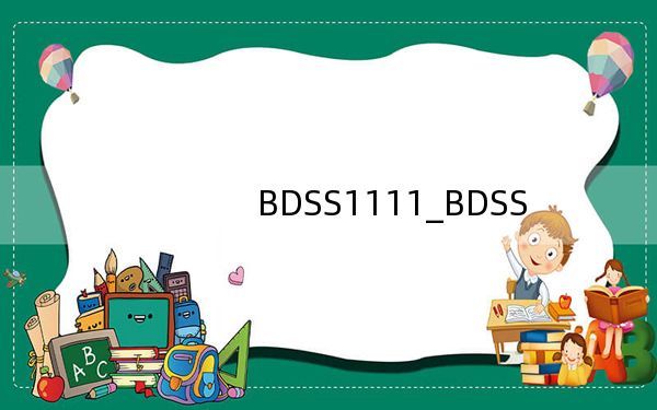 BDSS1111_BDSS