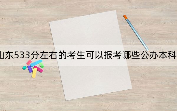 山东533分左右的考生可以报考哪些公办本科大学？ 2025年高考可以填报13所大学