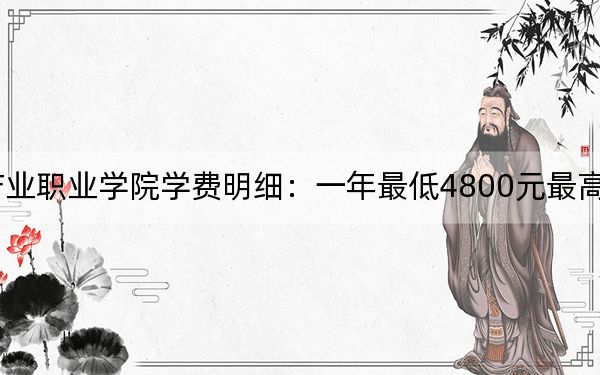 2024年四川文化产业职业学院学费明细:一年最低4800元最高5200元(各专业收费标准)