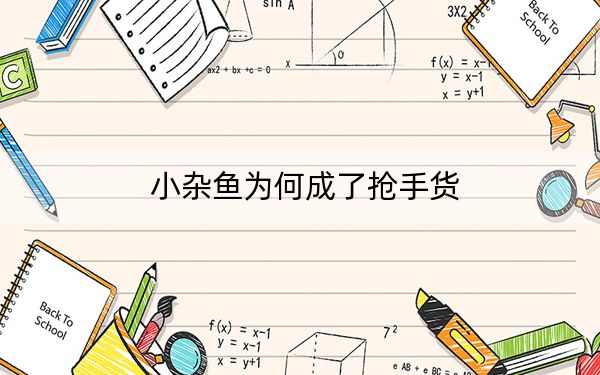 小杂鱼为何成了抢手货