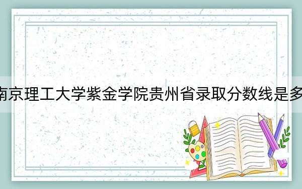 南京理工大学紫金学院贵州省录取分数线是多少？2025年贵州考生参考