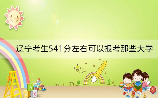 辽宁考生541分左右可以报考那些大学？（附带2022-2024年541左右高校名单）