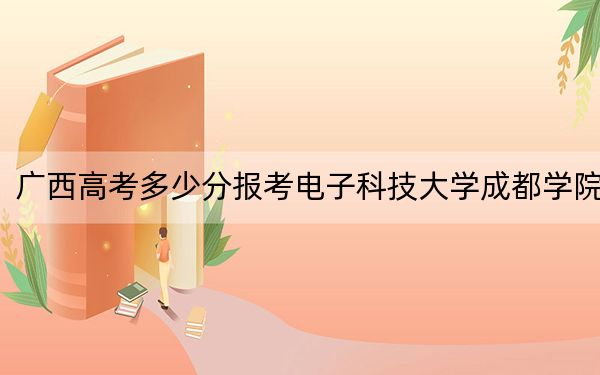 广西高考多少分报考电子科技大学成都学院？附2022-2024年最低录取分数线