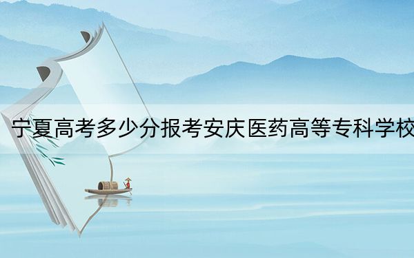 宁夏高考多少分报考安庆医药高等专科学校？2024年文科393分 理科投档线340分
