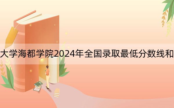 青岛农业大学海都学院2024年全国录取最低分数线和最低位次公布