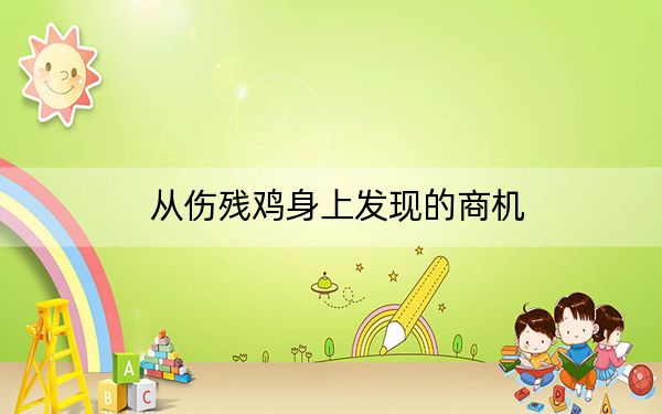从伤残鸡身上发现的商机