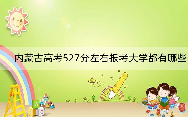 内蒙古高考527分左右报考大学都有哪些？ 2024年一共7所大学录取