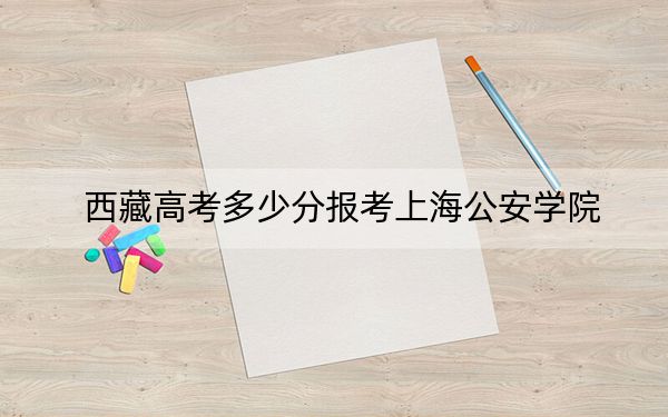 西藏高考多少分报考上海公安学院？附2022-2024年最低录取分数线