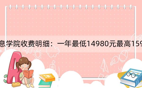 2024年晋中信息学院收费明细：一年最低14980元最高15980元（供内蒙考生参考）