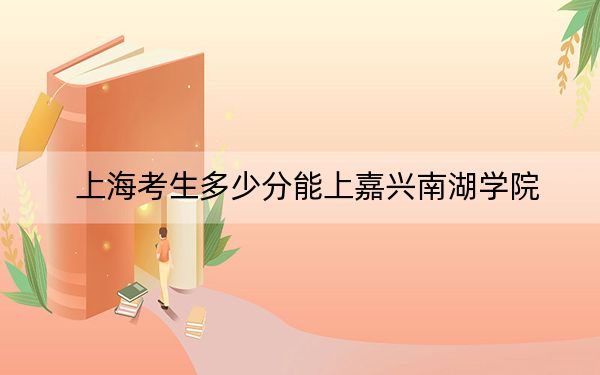 上海考生多少分能上嘉兴南湖学院？附近三年最低院校投档线