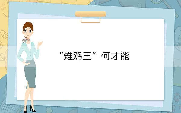 “雉鸡王”何才能