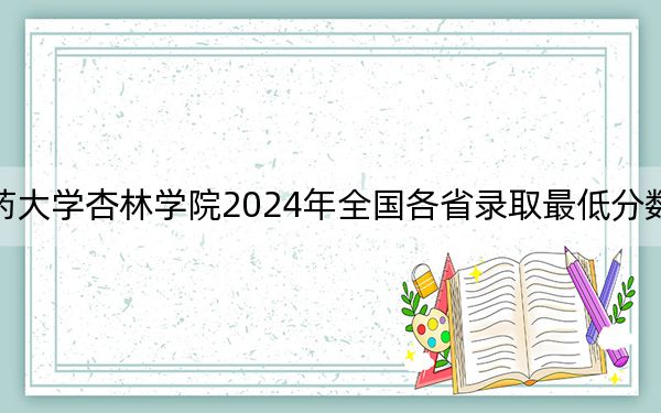 辽宁中医药大学杏林学院2024年全国各省录取最低分数线和位次汇总