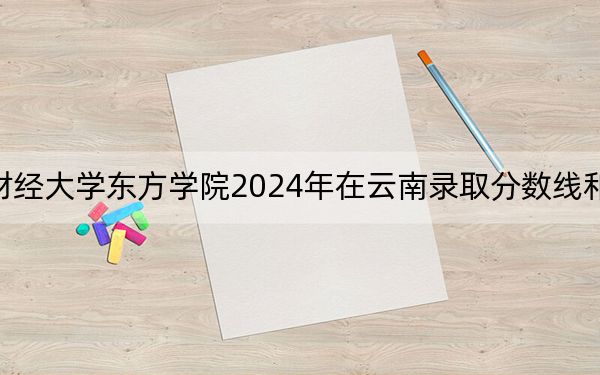 浙江财经大学东方学院2024年在云南录取分数线和招生计划