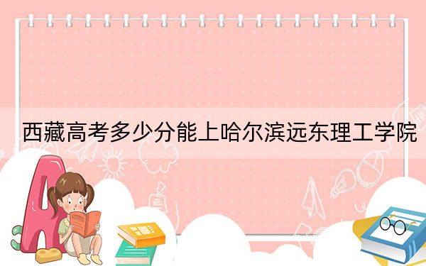 西藏高考多少分能上哈尔滨远东理工学院？附2022-2024年最低录取分数线