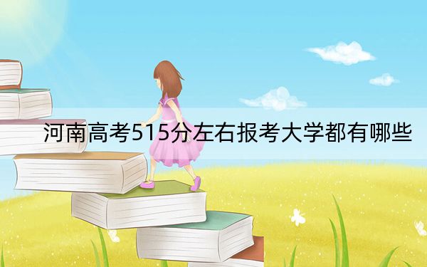 河南高考515分左右报考大学都有哪些？ 2025年高考可以填报22所大学
