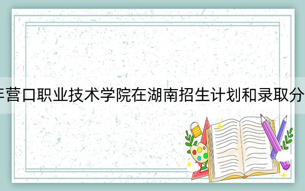 2024年营口职业技术学院在湖南招生计划和录取分数线是多少?湖南考生2025年参考