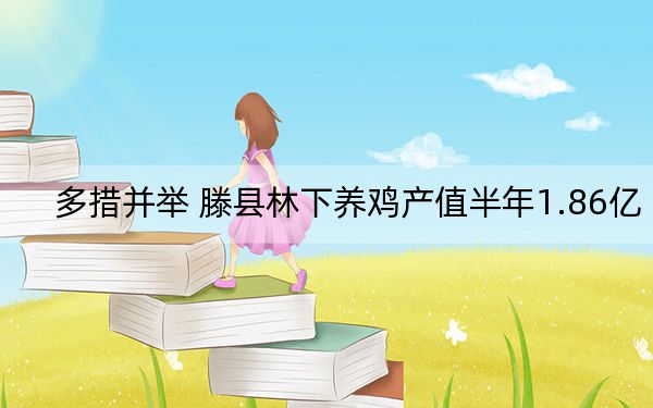 多措并举 滕县林下养鸡产值半年1.86亿